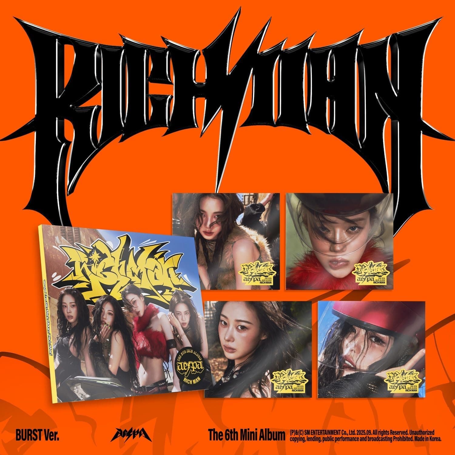 The 6th Mini Album 'Rich Man' (BURST Ver.)[GISELLE Version]