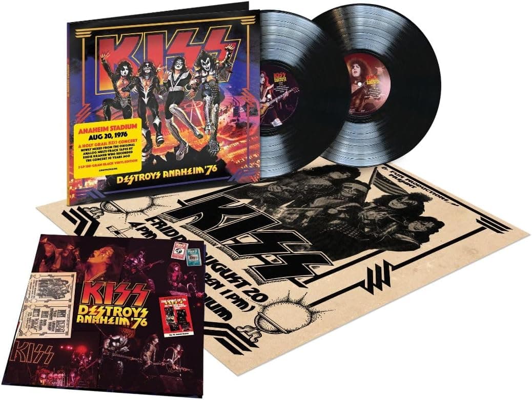 Capa de KISS Destroys Anaheim '76 [180g 2 LP]