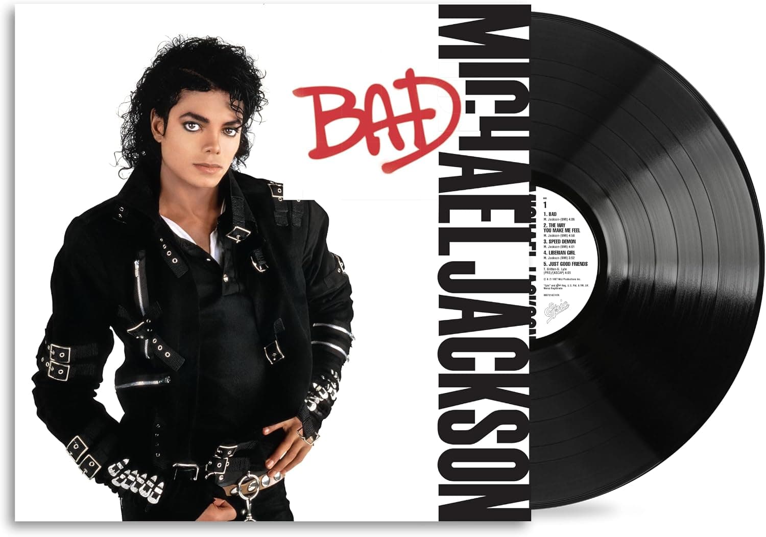 Capa de Bad [Disco de Vinil]