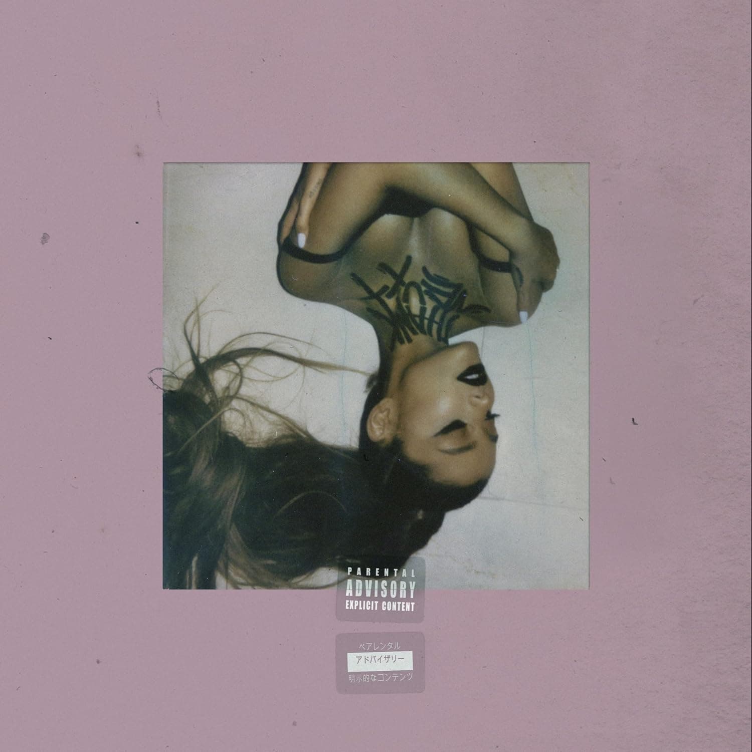 Capa de Thank U, Next Exclusive Limited Edition Clear Vinyl 2XLP