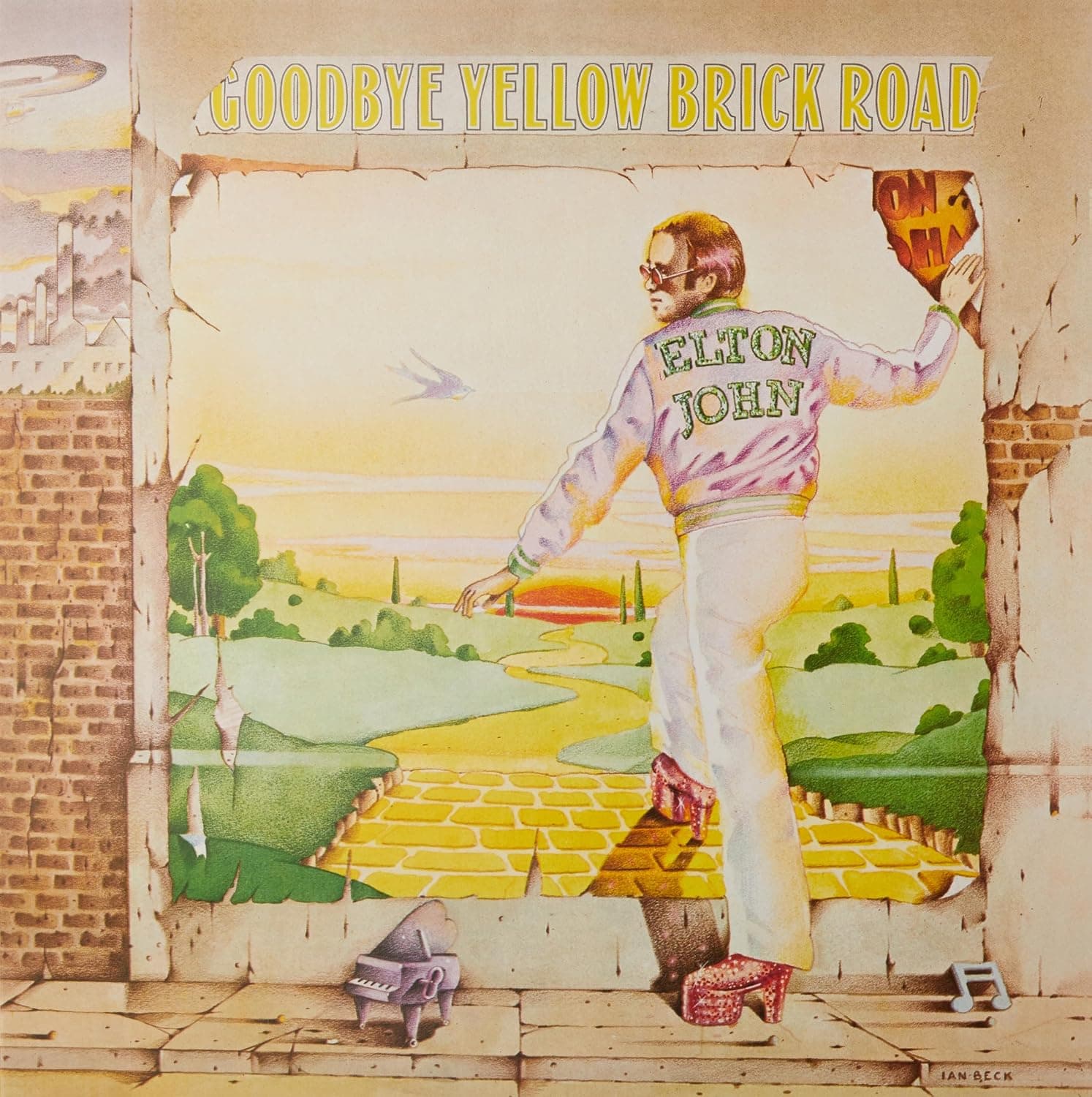 Capa de Goodbye Yellow Brick Road [Disco de Vinil]