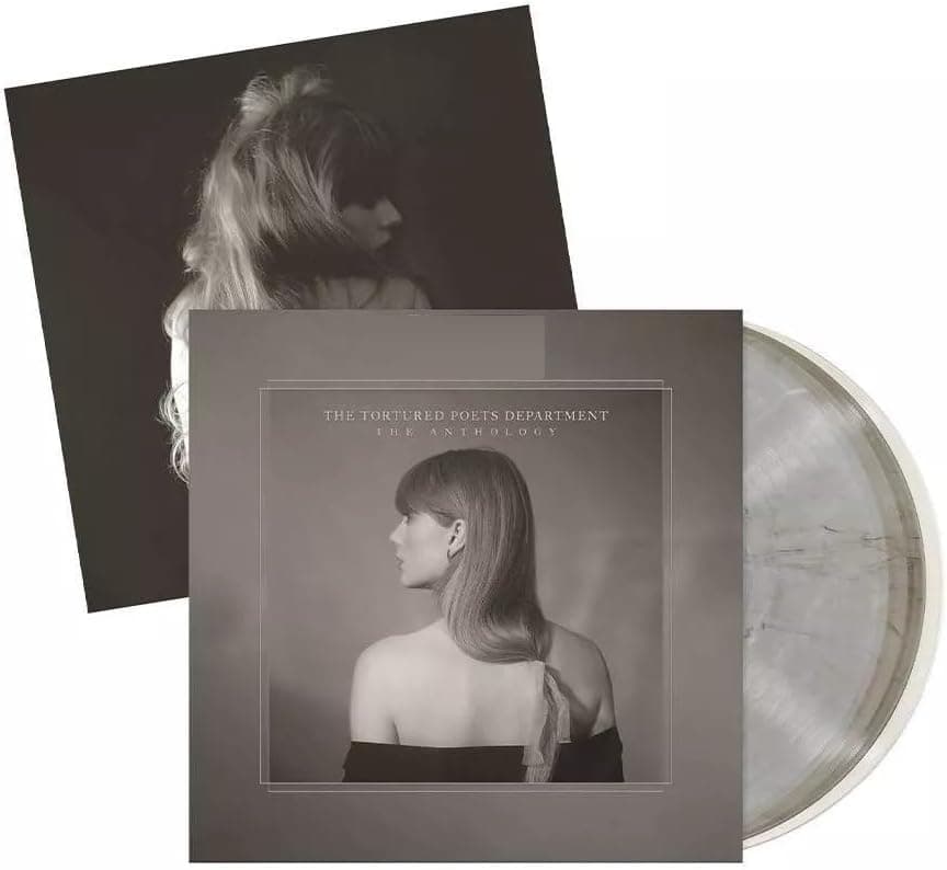 Capa de Taylor Swift - The Tortured Poets Department: The Anthology, Limited Marbled Colored Vinyl 4x LP